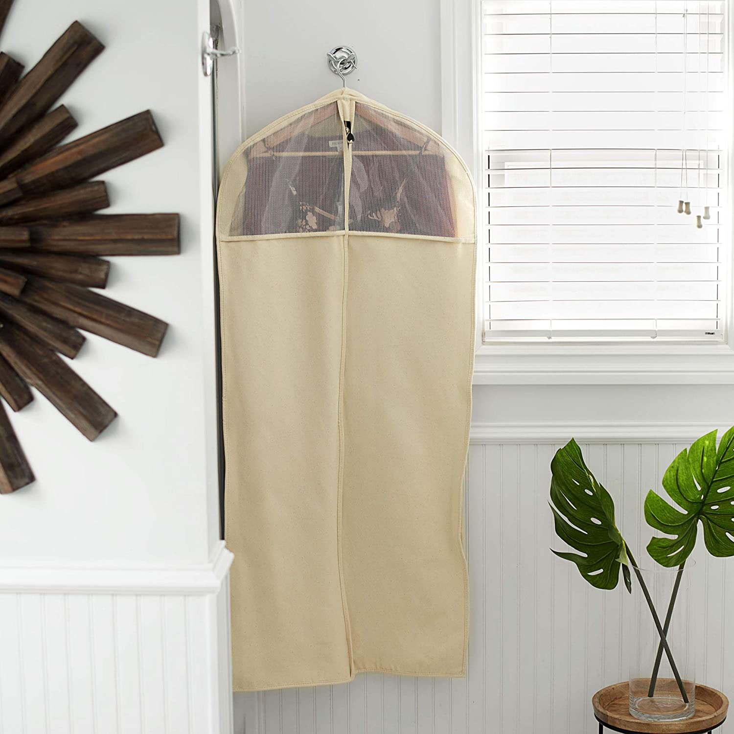 Linen Zippered Garment Bag