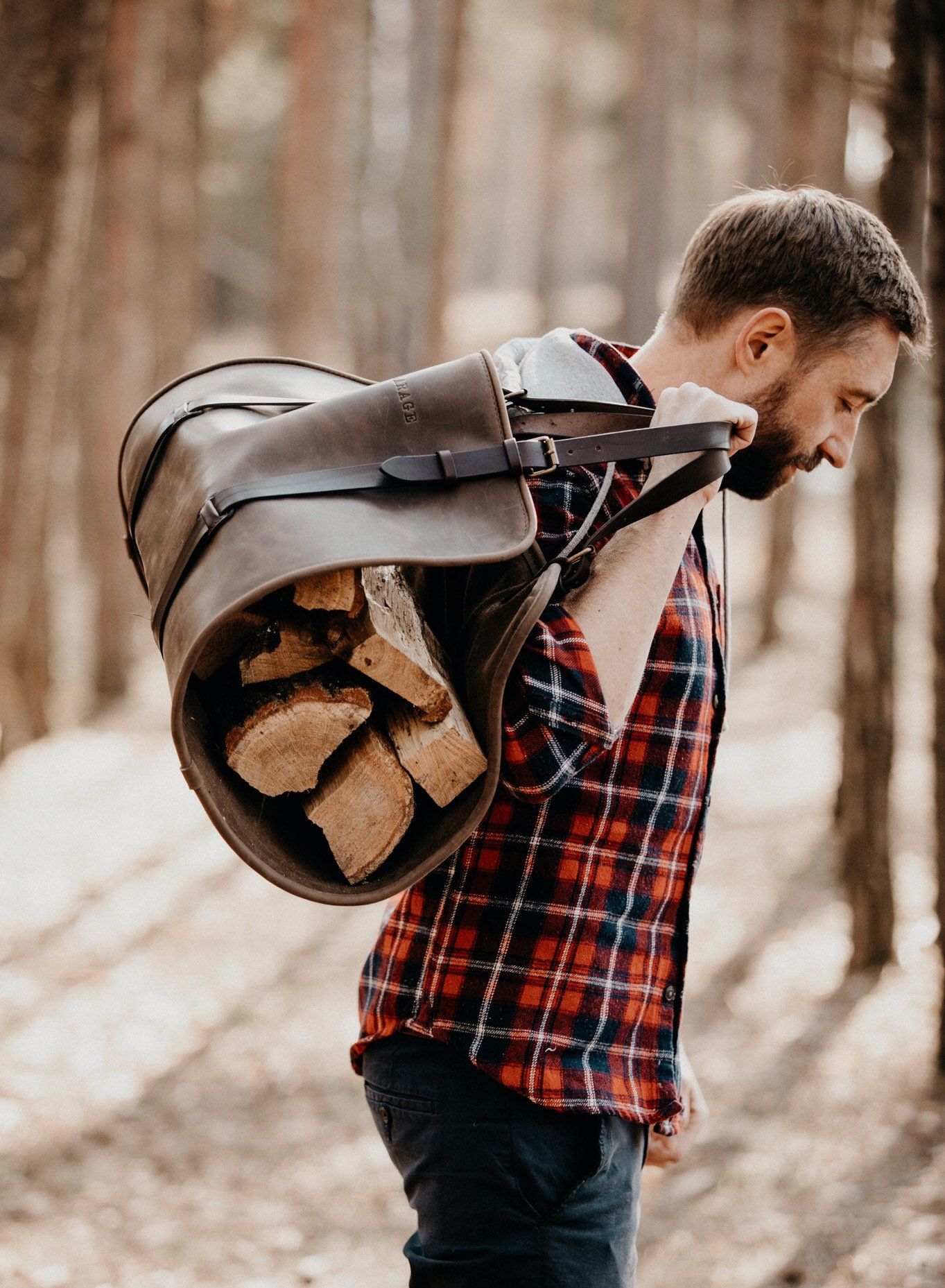 Log Carrier & Holder