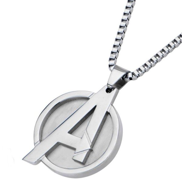 Logo Avengers Stainless Steel Chain Pendant Necklace