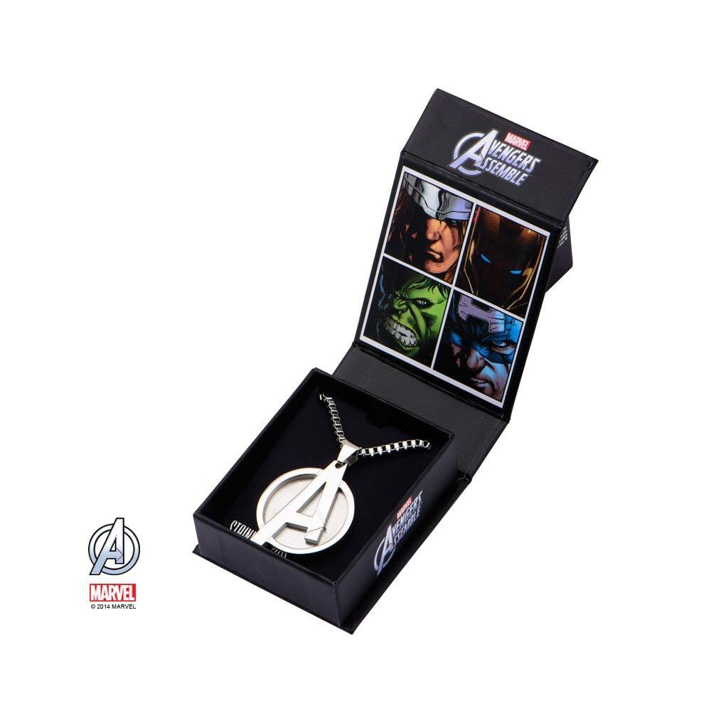 Logo Avengers Stainless Steel Chain Pendant Necklace