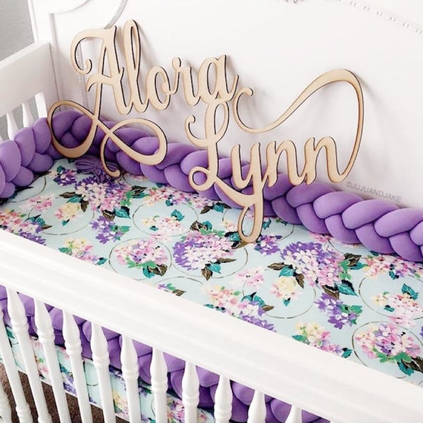  Long Braided Crib Bumper