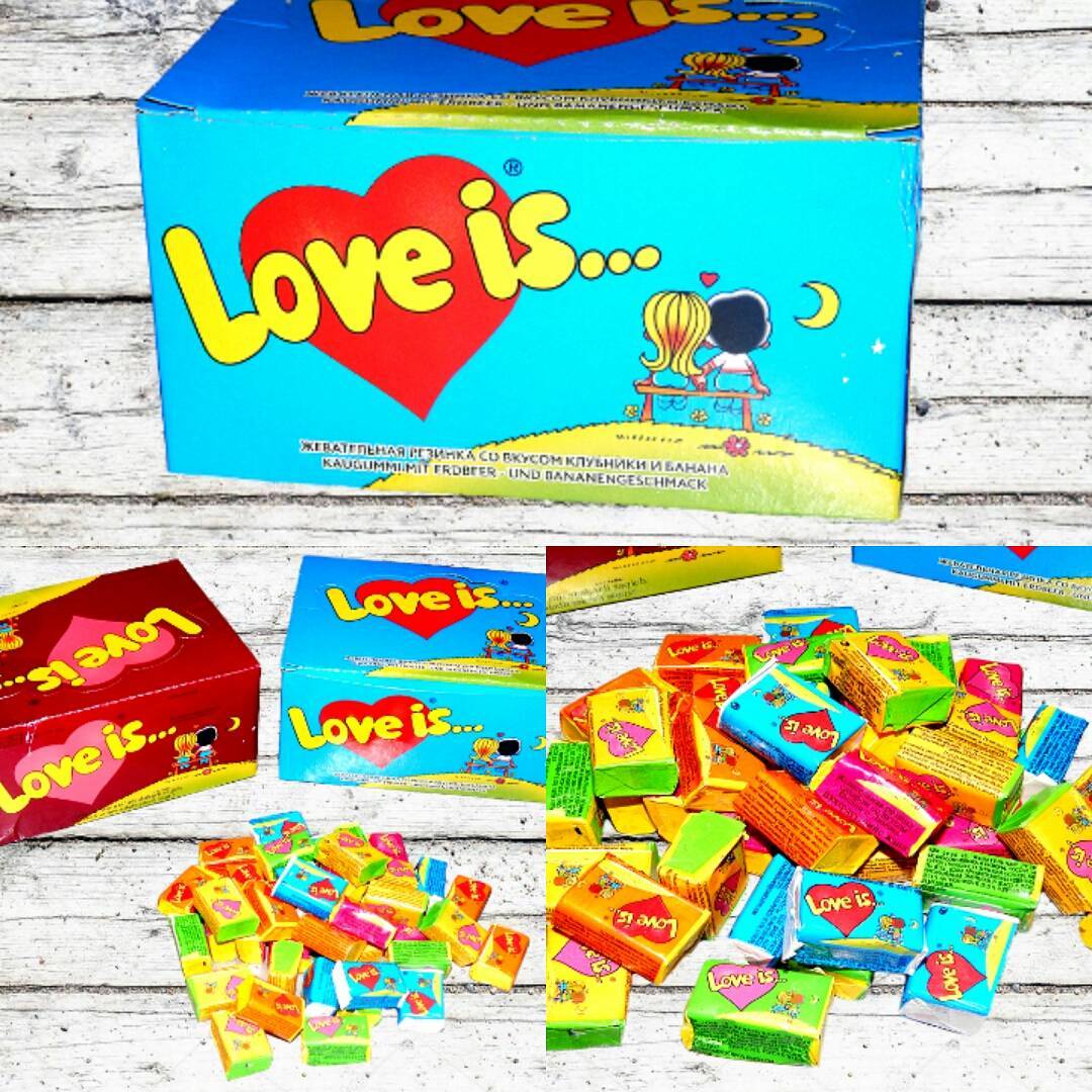 Love is chewing gum