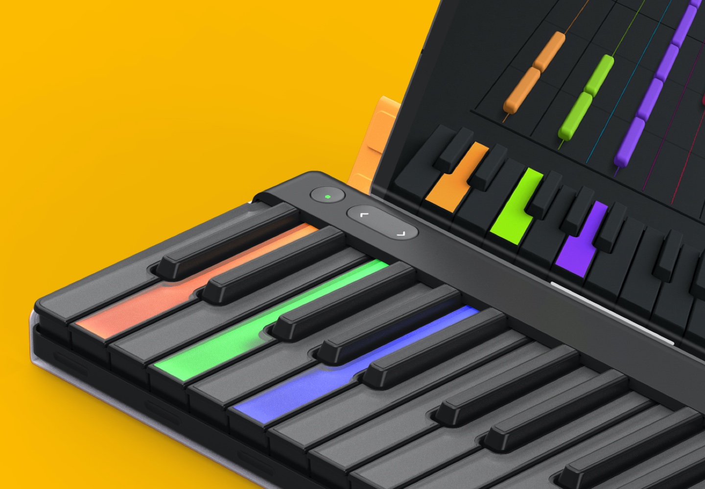 Lumi Portable Beginner’s Keyboard Guides You as You Play