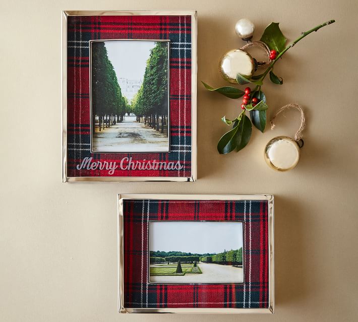 Lynbrook Plaid Picture Frames 