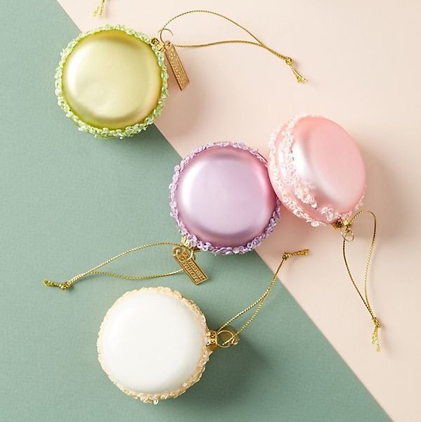Macaron Ornaments, Set of 6