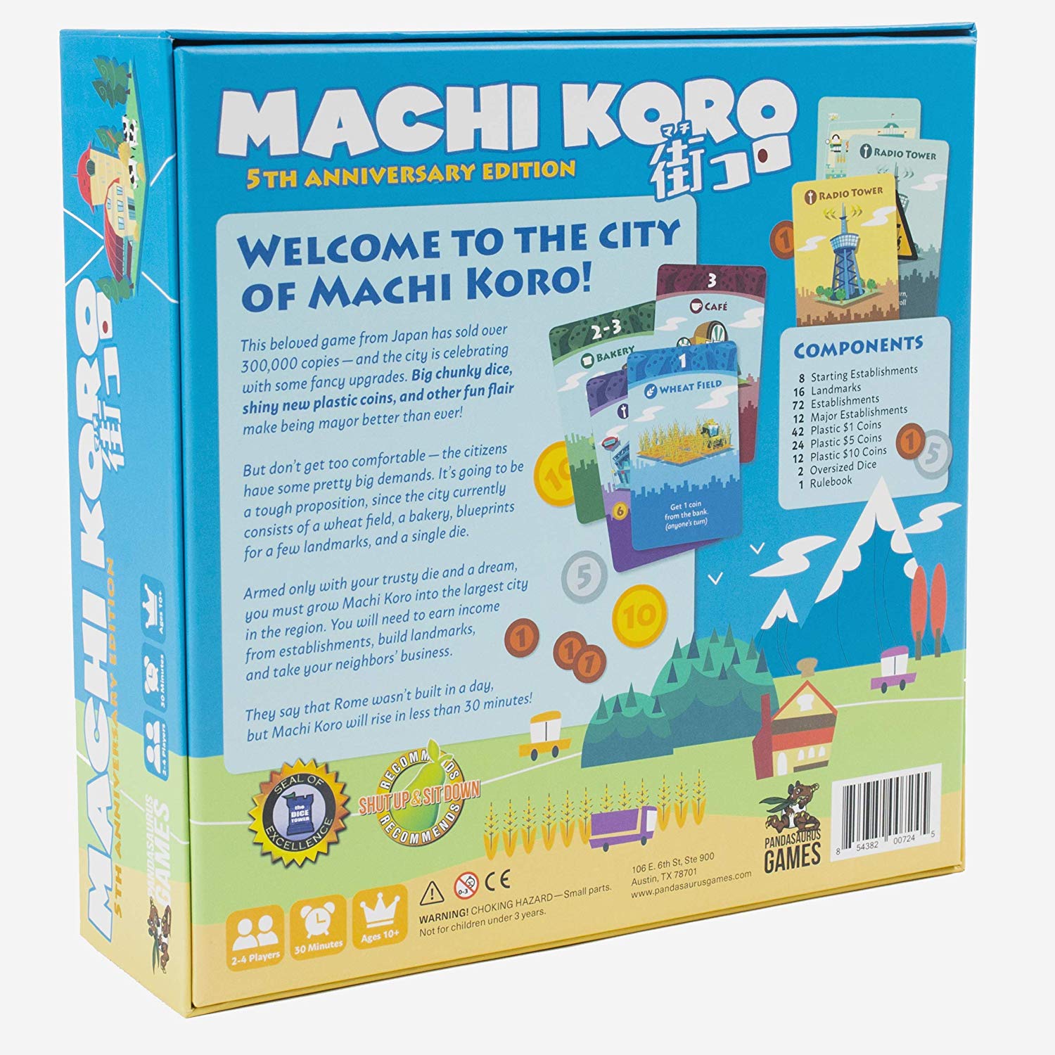 Machi Koro Japanese Board Game