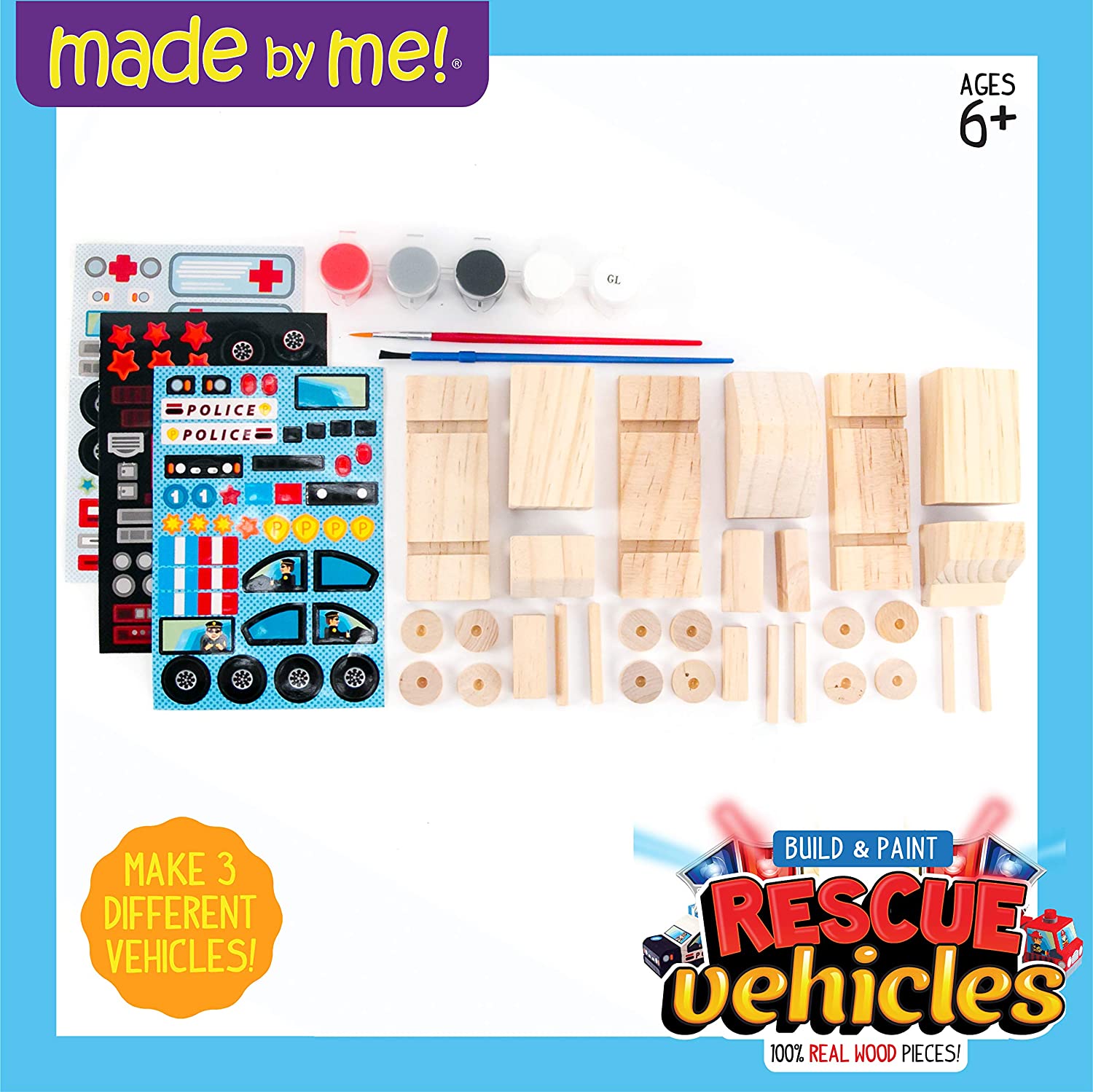 Made By Me Rescue Vehicles Kit