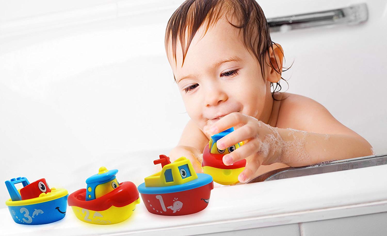 Magnet Boat Bath Toys Set 