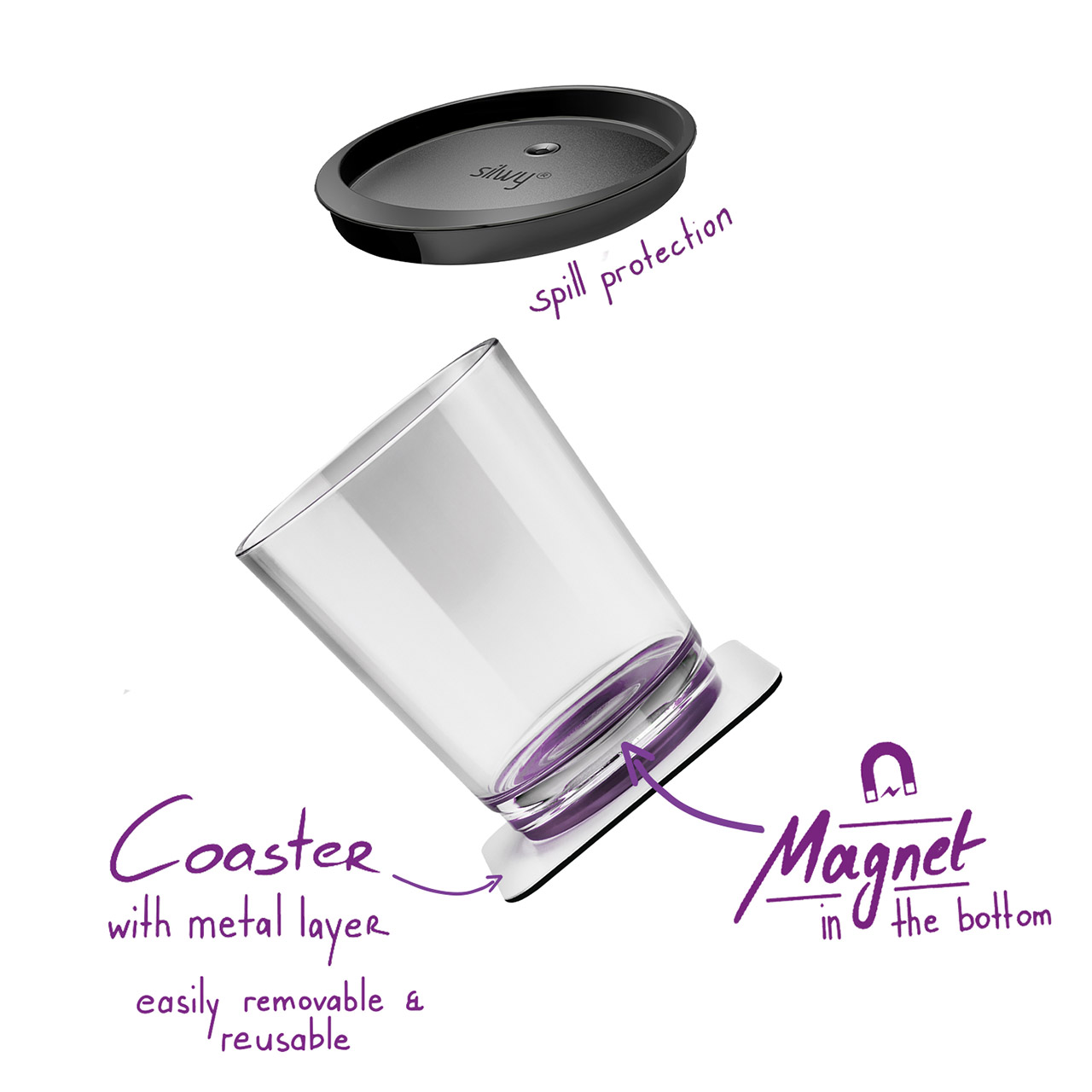 Magnetic Drinking Cups