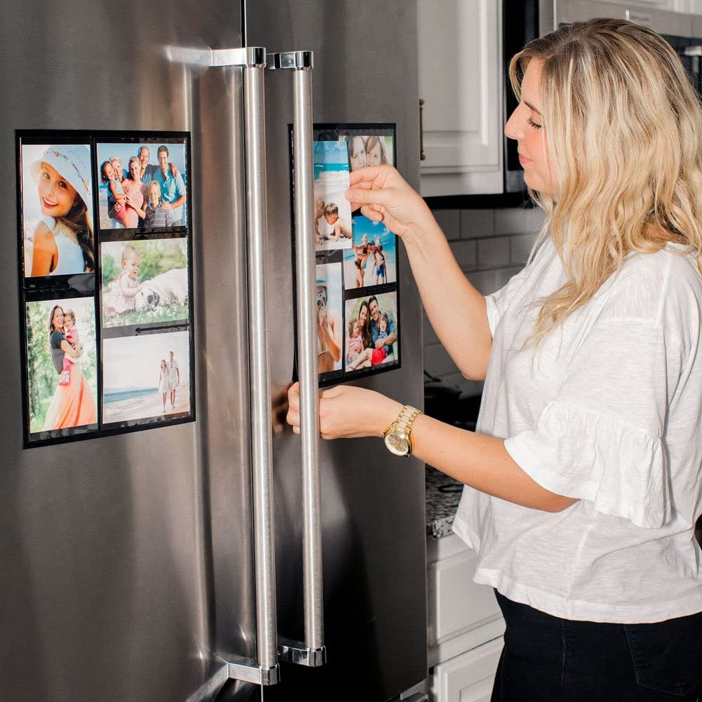 Magnetic Picture Collage Frame for Refrigerator