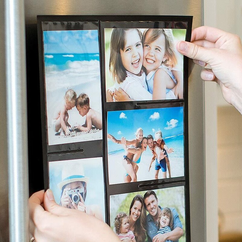 Magnetic Picture Collage Frame for Refrigerator