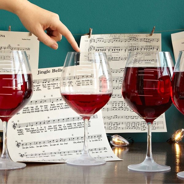 Major Scale Musical Glasses Set