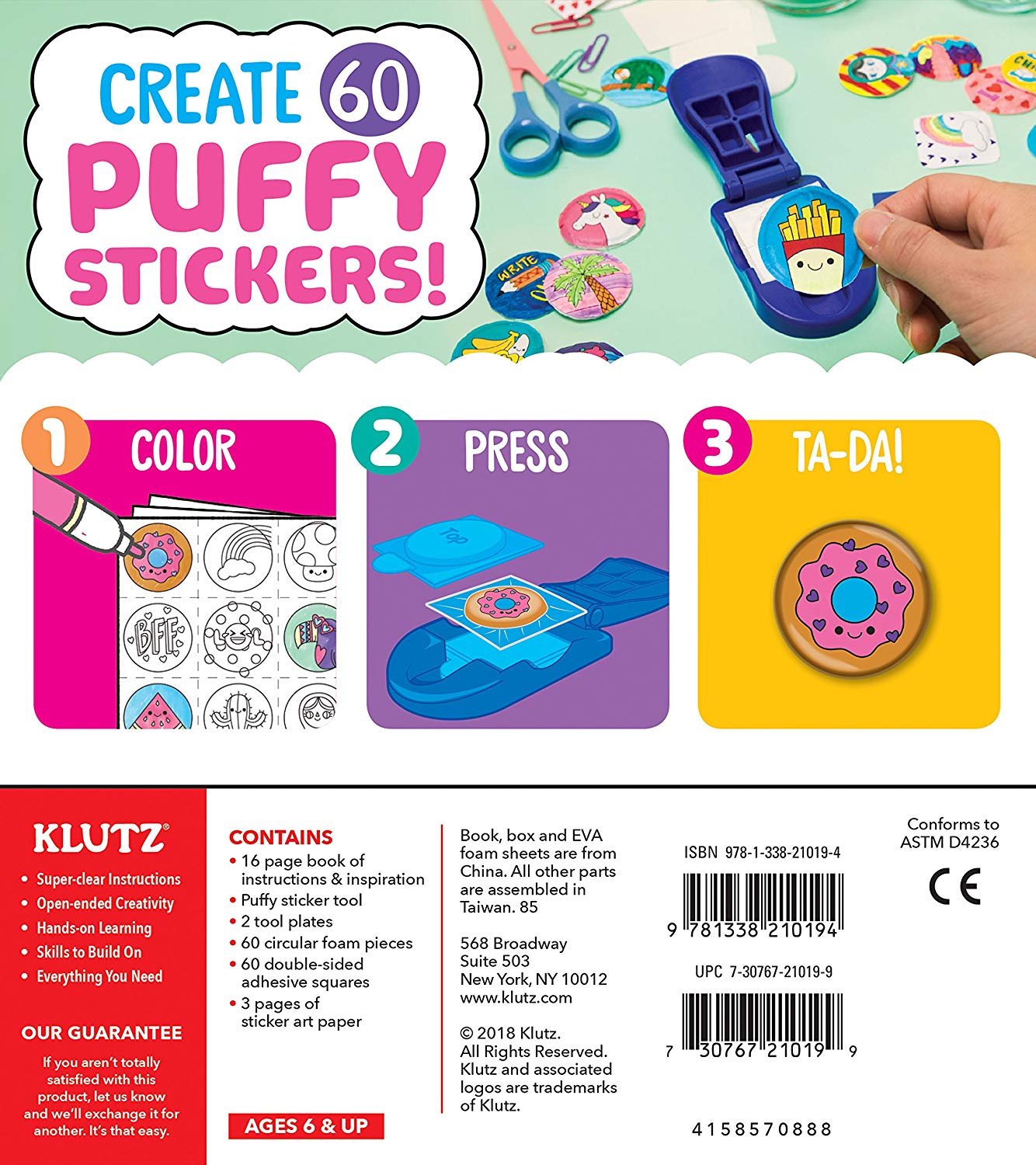 Make Your Own Puffy Stickers Kit