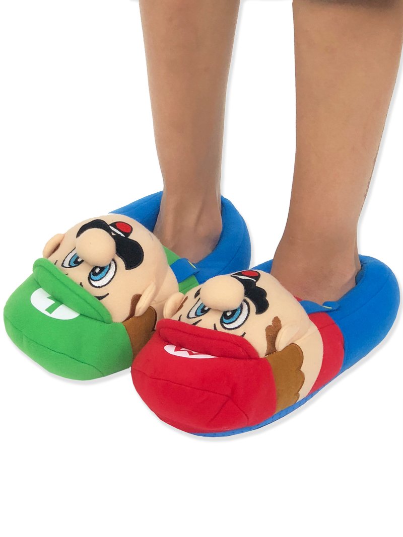 Mario and Luigi Slippers for Kids