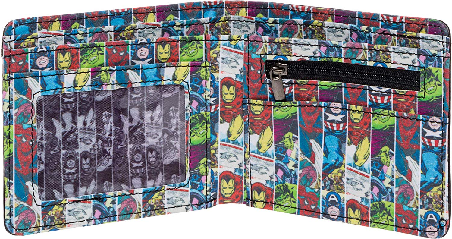 Marvel Avengers Men's Retro Bifold Wallet