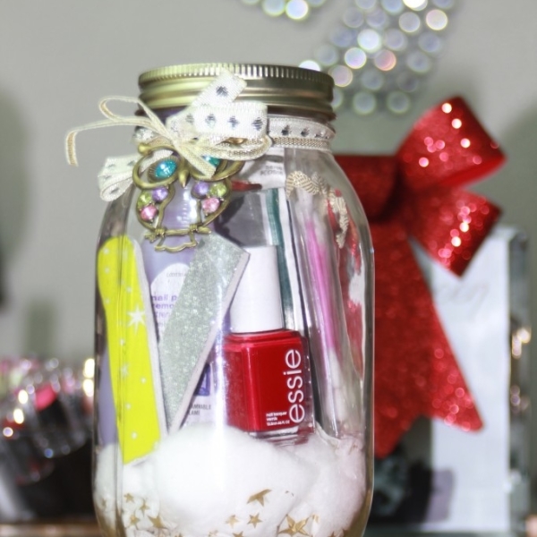 Mason Jar Manicure Set