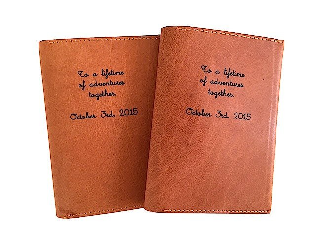 Matching Leather Passport Cover