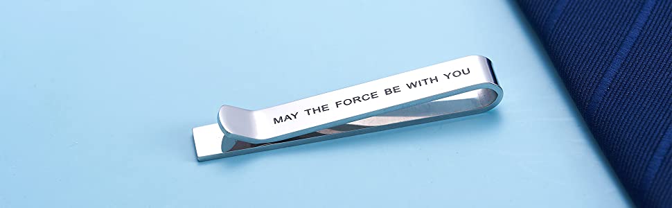 May The Force Be with You Tie Clip