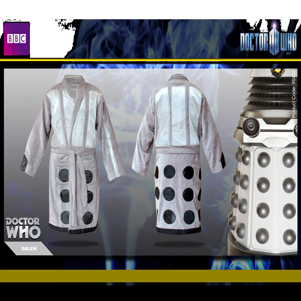 Men's Doctor Who Dalek Bathrobe