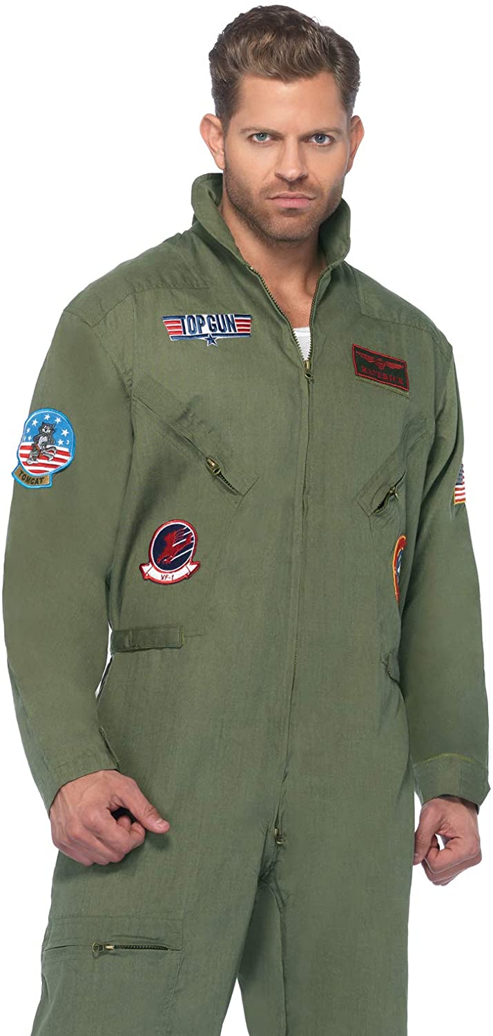 Men's Top Gun Flight Suit Costume