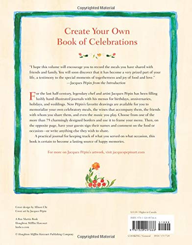 Menus: A Book for Your Meals and Memories