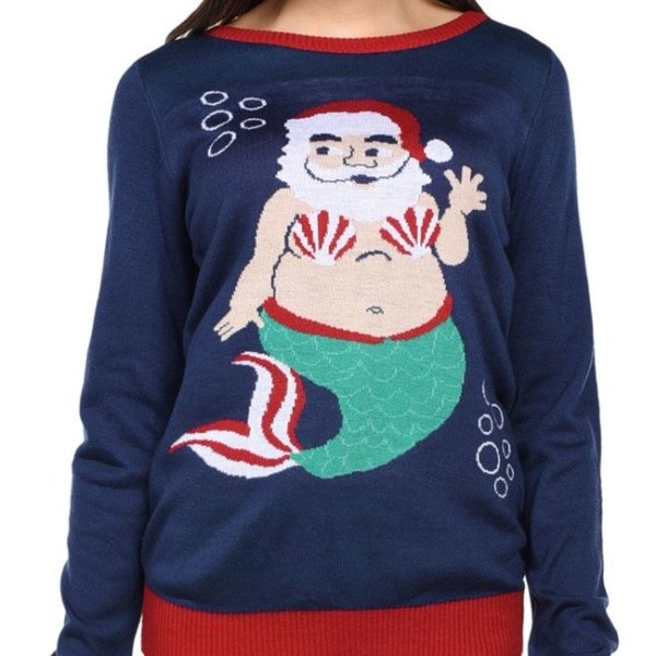 Mermanta Ugly Christmas Sweater