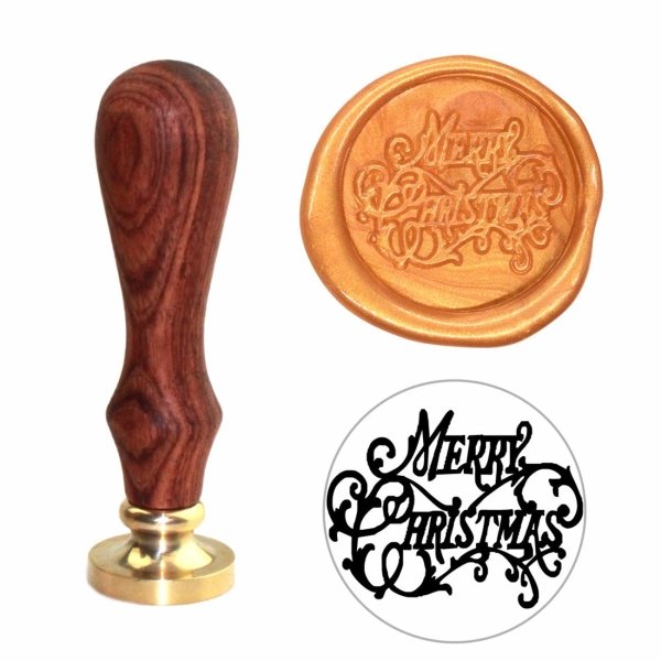 Merry Christmas Wax Seal Stamp