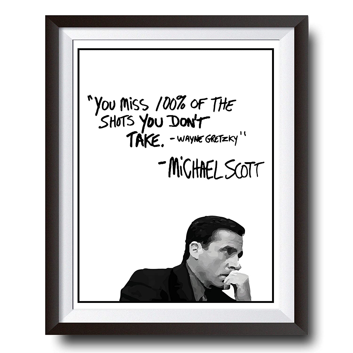 Michael Scott Motivational Quote Poster