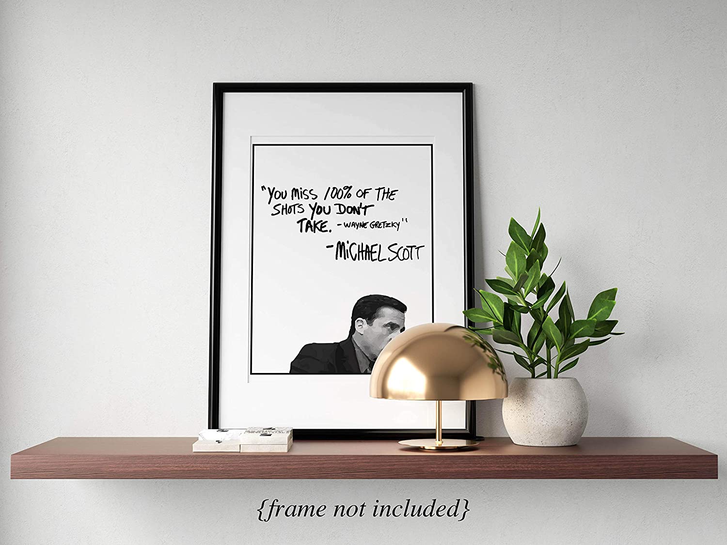 Michael Scott Motivational Quote Poster