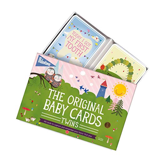 Milestone Twins Baby Cards