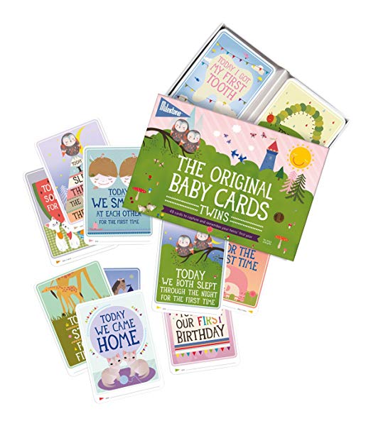 Milestone Twins Baby Cards