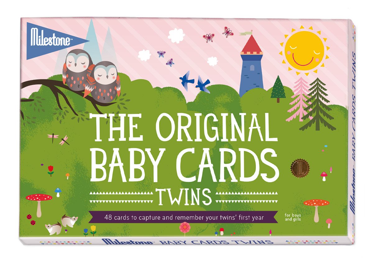 Milestone Twins Baby Cards