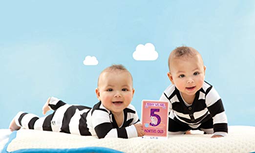 Milestone Twins Baby Cards