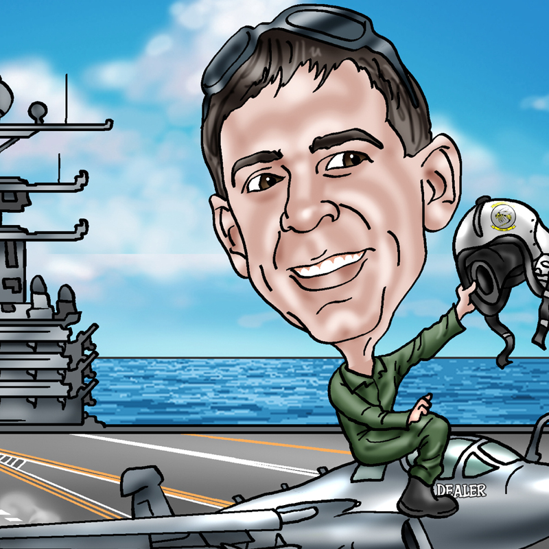 Military Custom Caricature