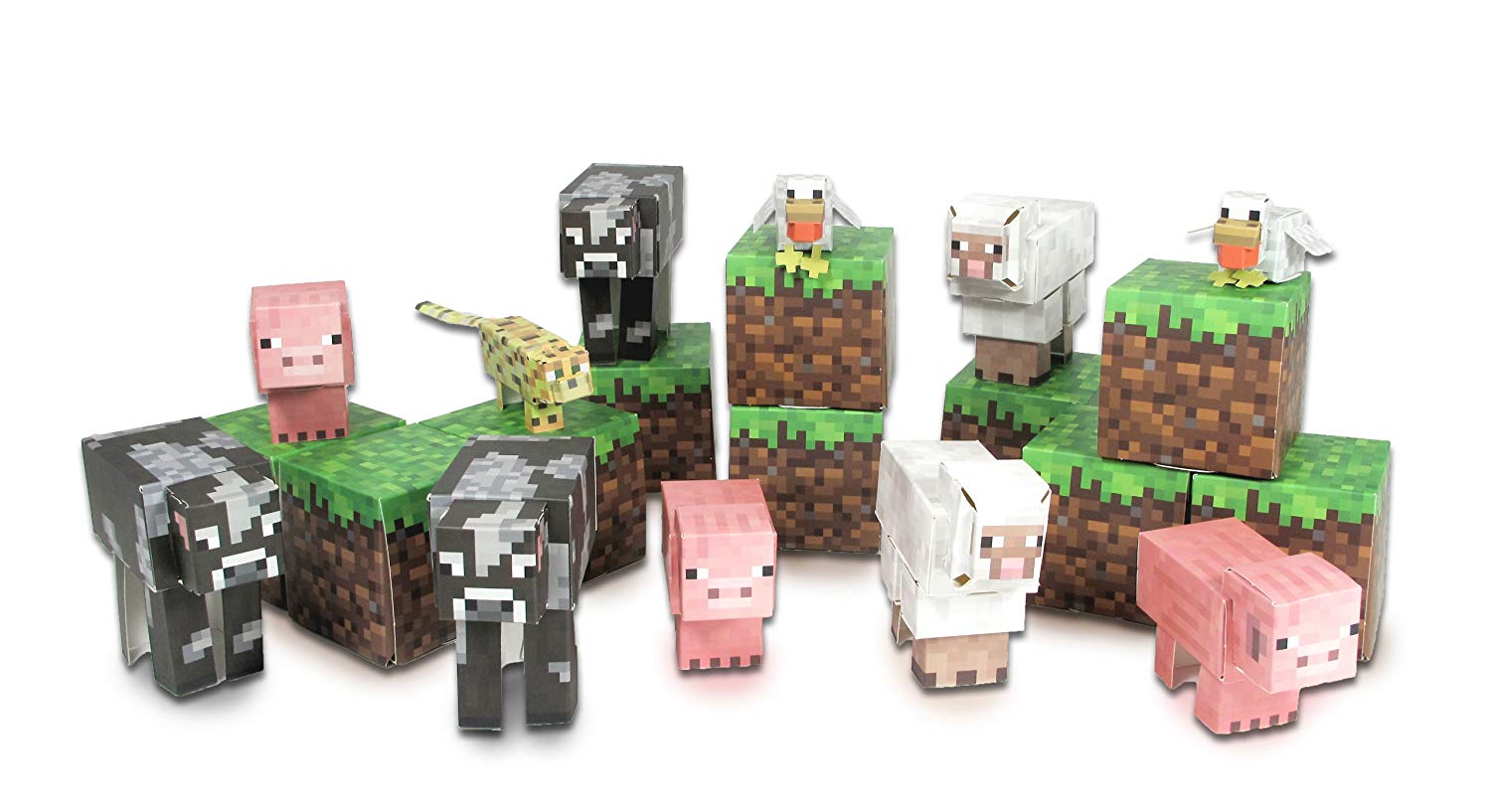 Minecraft Papercraft Animal Mobs Set