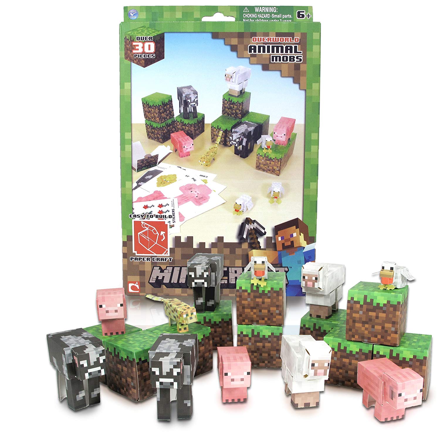 Minecraft Papercraft Animal Mobs Set