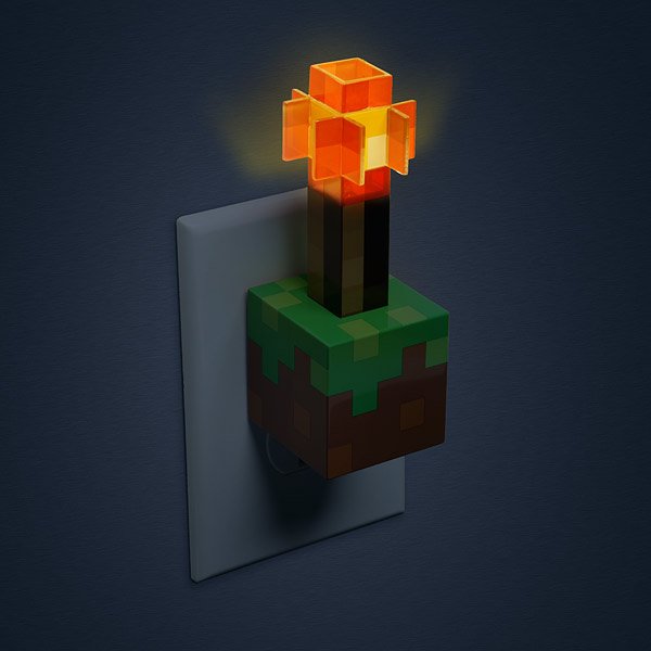 Minecraft Redstone Torch USB Wall Charger