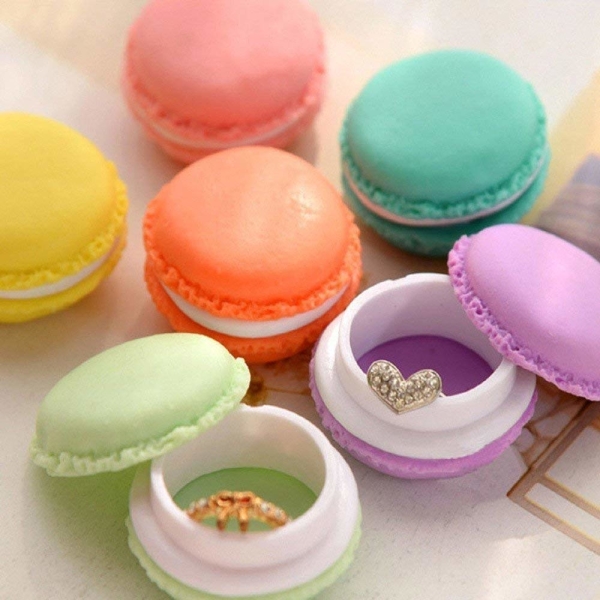 Mini Macaron Shape Storage Box