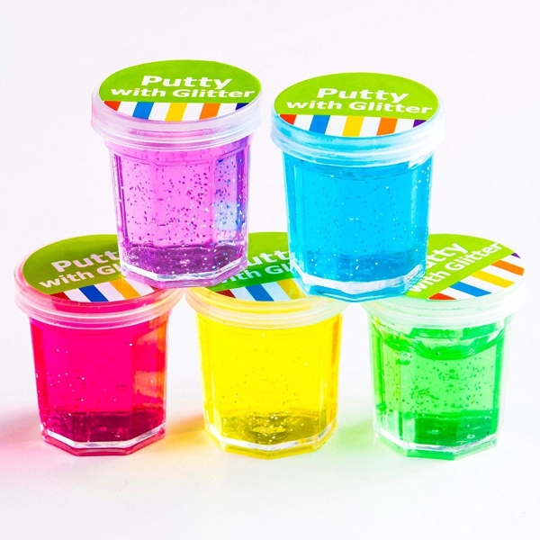 Mini Putty with Glitter - 48 Pack