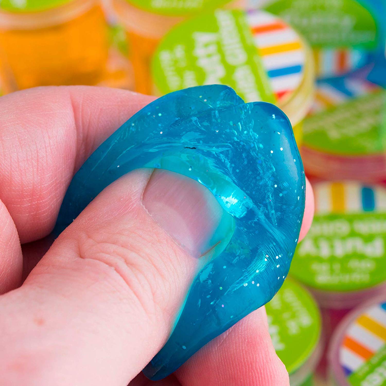 Mini Putty with Glitter - 48 Pack