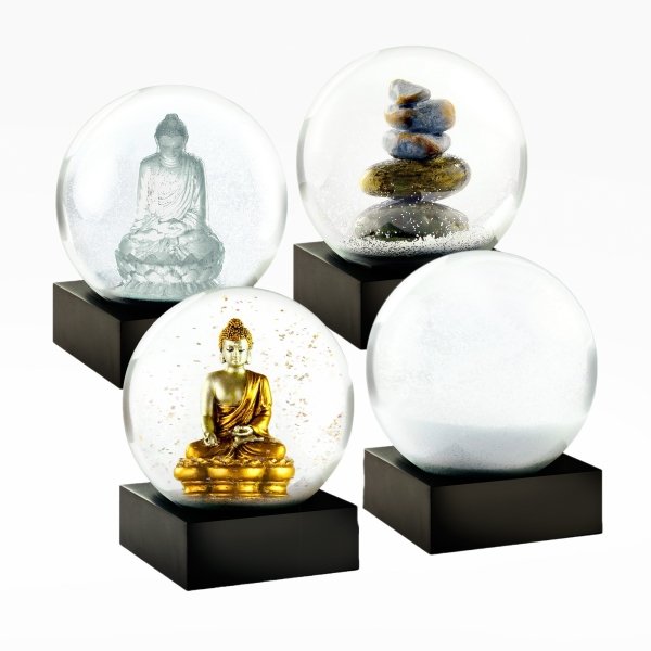 Mini Zen Set of Four Snow Globes