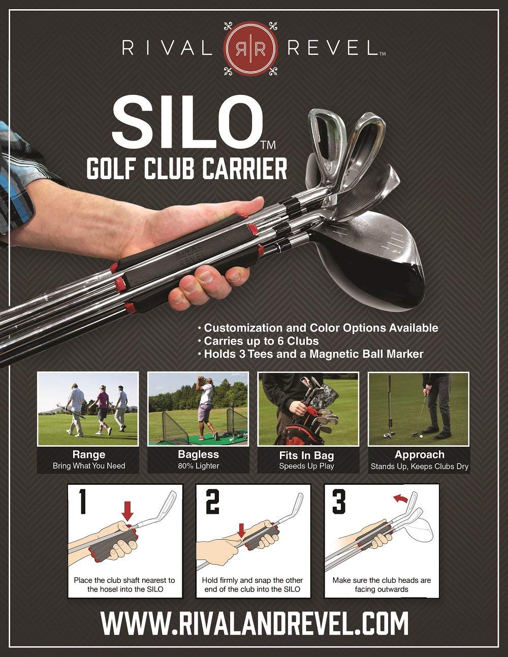 Minimalist Golf Club Carrier