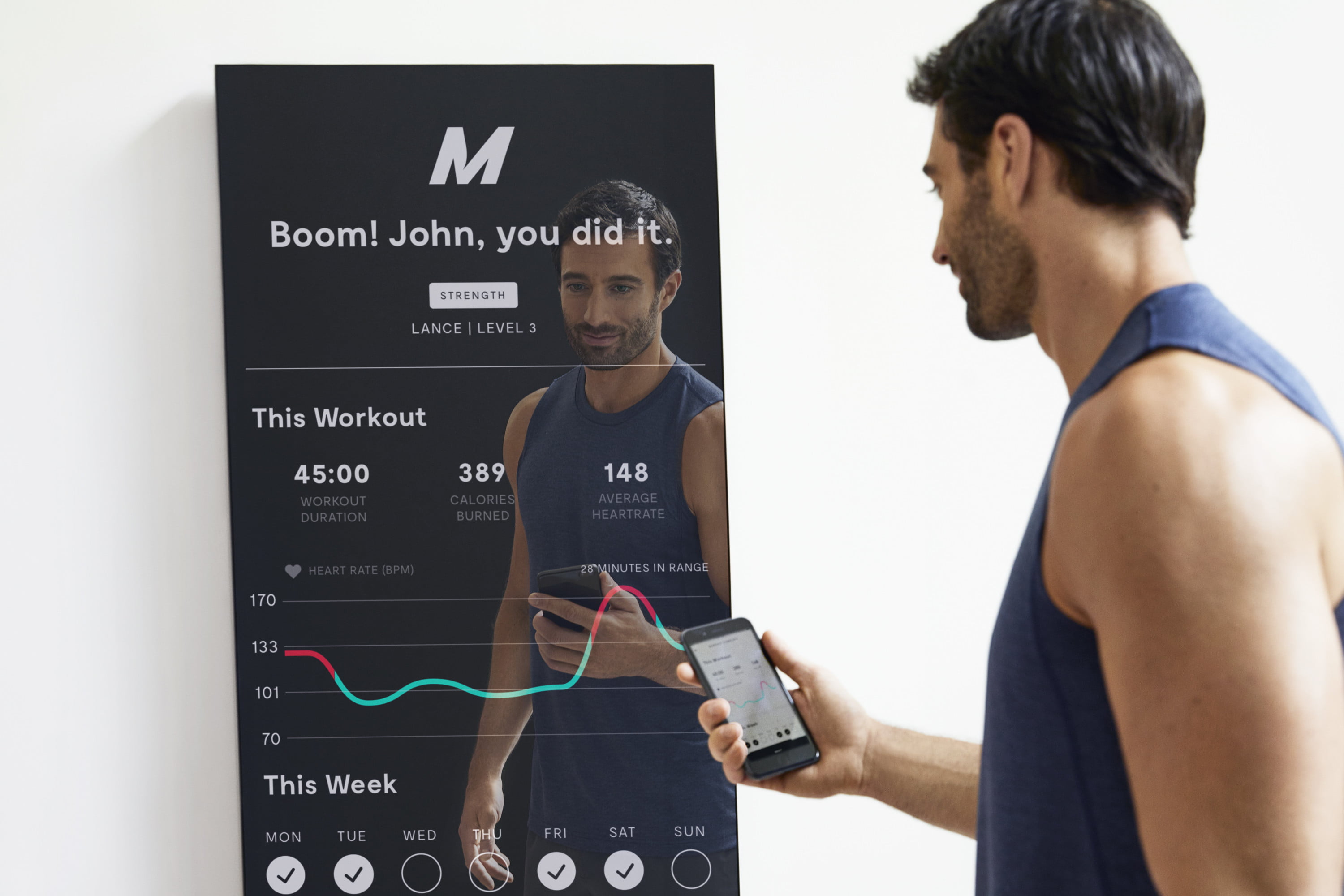 Mirror Interactive Home Gym