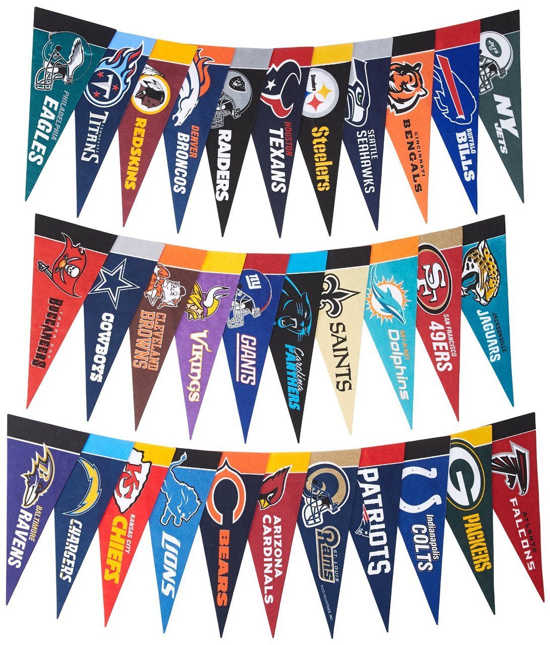MLB Mini Pennant Set