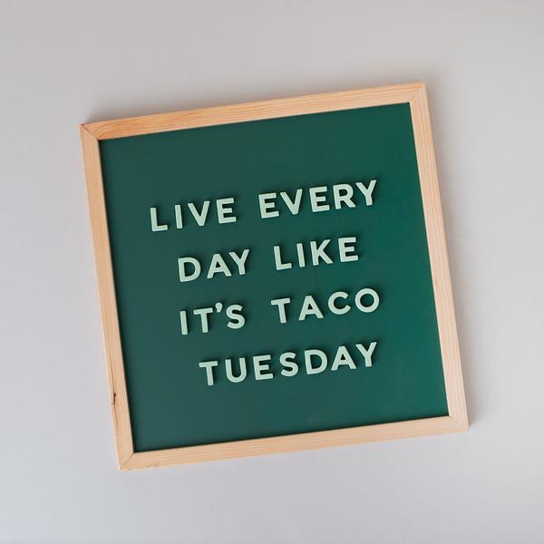 Modern Magnetic Letter Board