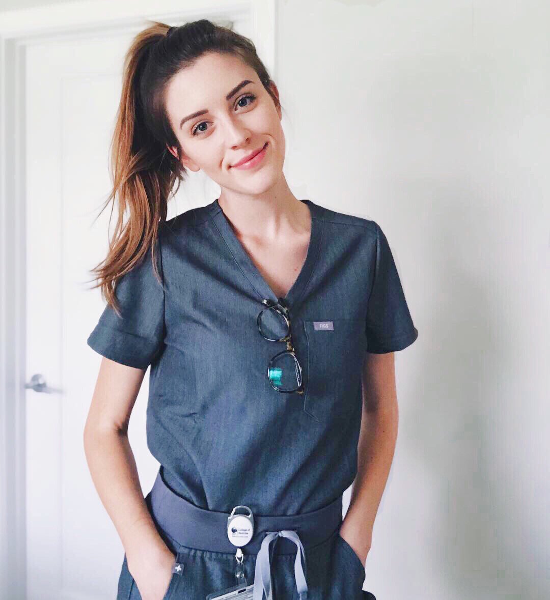 Modern Stylish Scrub Top