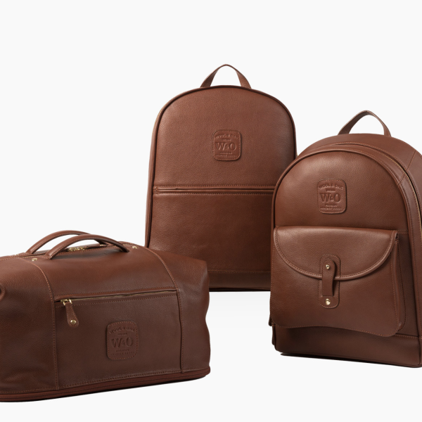 Modular Leather Backpack Set 