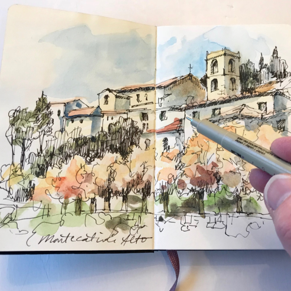 Moleskine Sketchbook and Watercolour Pencils Set