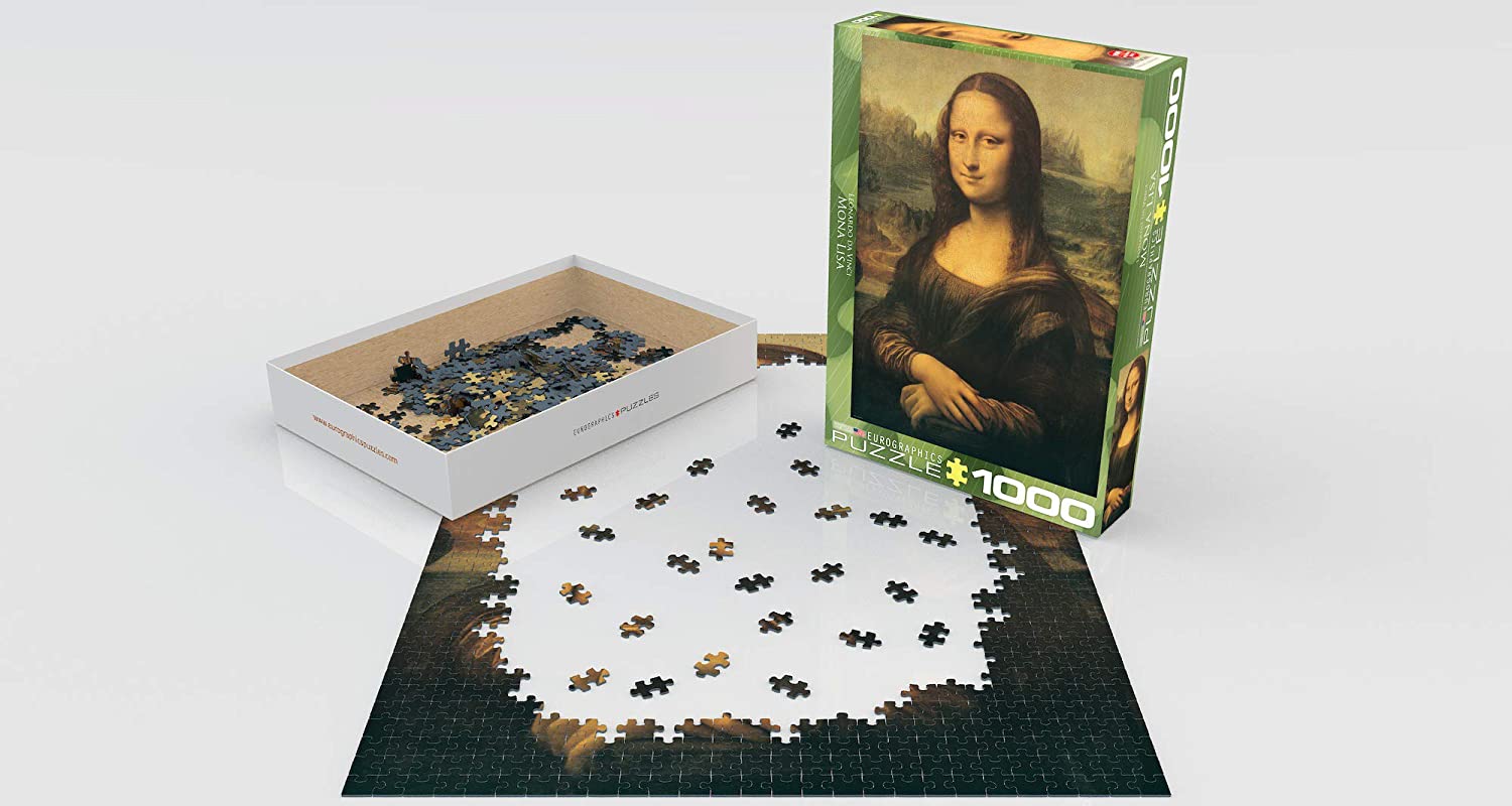  Mona Lisa by Leonardo Da Vinci 1000 Piece Puzzle