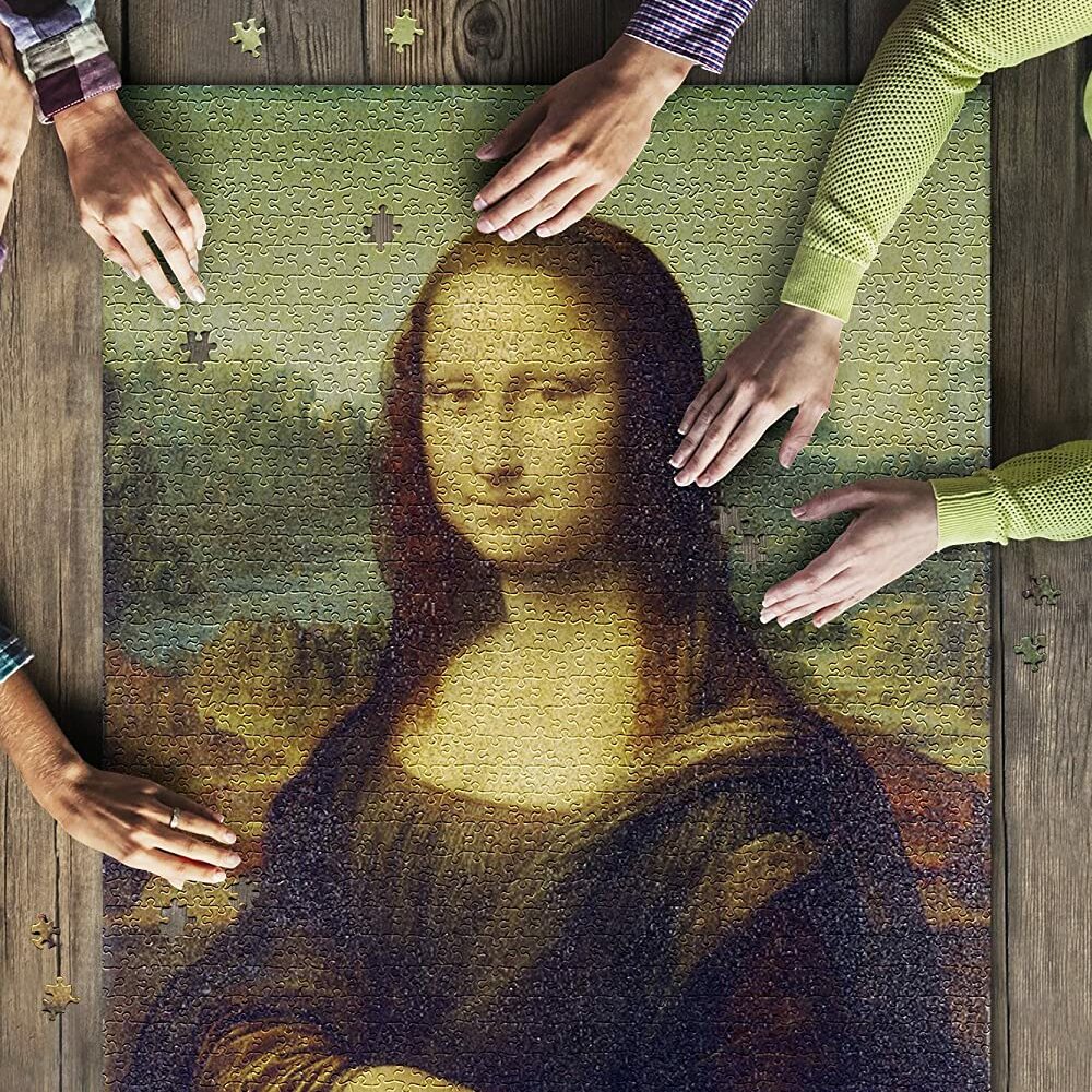  Mona Lisa by Leonardo Da Vinci 1000 Piece Puzzle